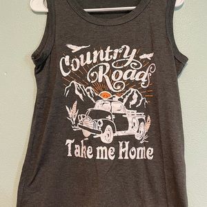 Tank top slogan music